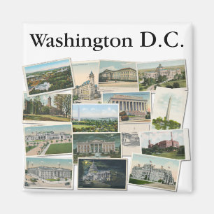 Washington DC:  Briefkaart Souvenir Magneet