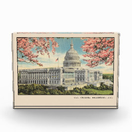 Washington DC Briefkaart US Capitol Cherry Blossom Fotoblokken