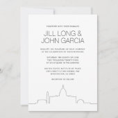 Washington DC bruiloft Kaart (Voorkant)