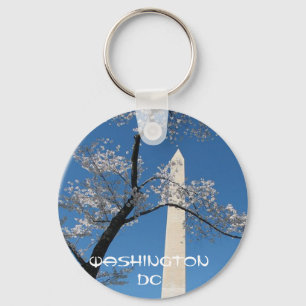 WASHINGTON DC BUTTON SLEUTELHANGER