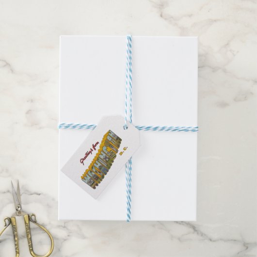 Washington DC Cadeaulabel (Met Touw)