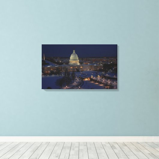 Washington DC Canvas Afdruk (Insitu (Houten vloer))