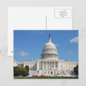 Washington DC Capitol Briefkaart (Voorkant / Achterkant)