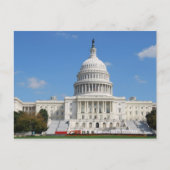 Washington DC Capitol Briefkaart (Voorkant)