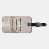 Washington DC, Capitol Building Bagagelabel (Achterkant horizontaal)