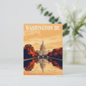 Washington DC Capitol Building Briefkaart (Staand voorkant)