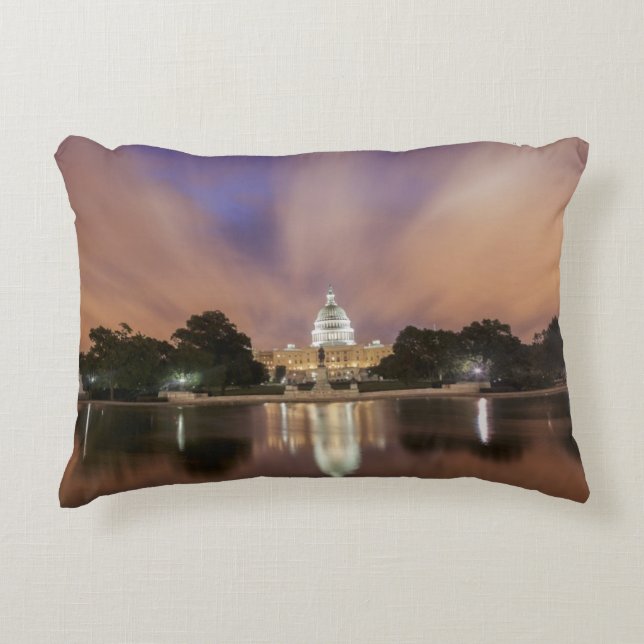 Washington DC, Capitol Building Decoratief Kussen (Voorkant)