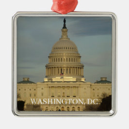 Washington, DC Capitol Building Holiday Metalen Ornament