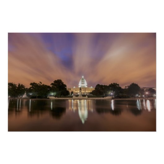 Washington DC, Capitol Building Perfect Poster (Voorkant)