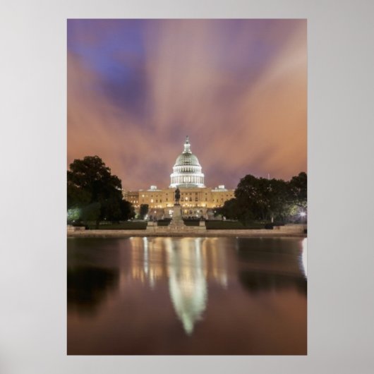 Washington DC, Capitol Building Poster (Voorkant)