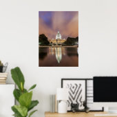 Washington DC, Capitol Building Poster (Thuiskantoor)