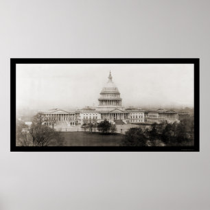 Washington DC Capitol Foto 1906 Poster