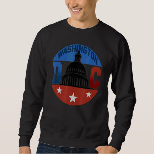 Washington DC Capitol Hill American Flag Usa Pride Trui