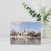 Washington DC Capitol of United States of America Briefkaart (Staand voorkant)