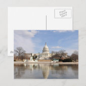 Washington DC Capitol of United States of America Briefkaart (Voorkant / Achterkant)