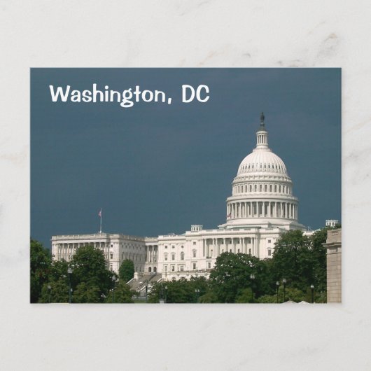 Washington, DC: Capitol Verenigde Staten Briefkaart (Voorkant)