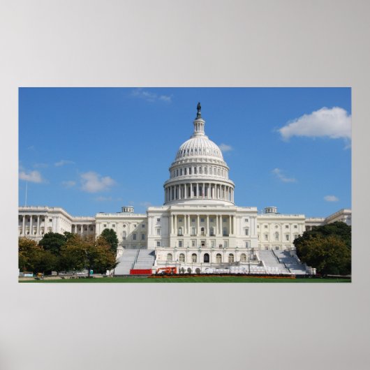 Washington DC Capitol, VS Poster (Voorkant)