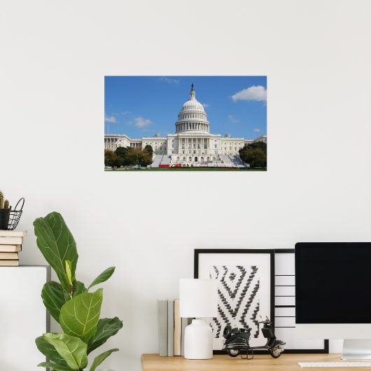 Washington DC Capitol, VS Poster (Thuiskantoor)