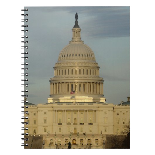 Washington, DC Capitool Gebouw Notitieboek (Voorkant)