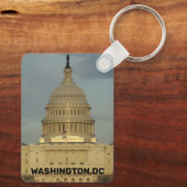 Washington, DC Capitool Gebouw Sleutelhanger (Achterkant)