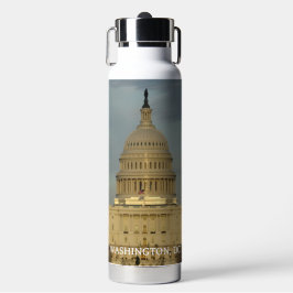 Washington, DC Capitool Gebouw Waterfles