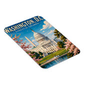 🏛️ Washington DC Capitool Reis Herinnering Magneet (Rechterzijde)