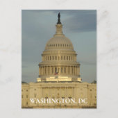Washington DC Capitool Reisfoto Briefkaart (Voorkant)