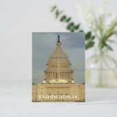 Washington DC Capitool Reisfoto Briefkaart (Staand voorkant)
