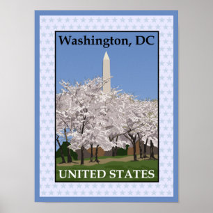 Washington DC Cherry Blossom Festival Poster Print