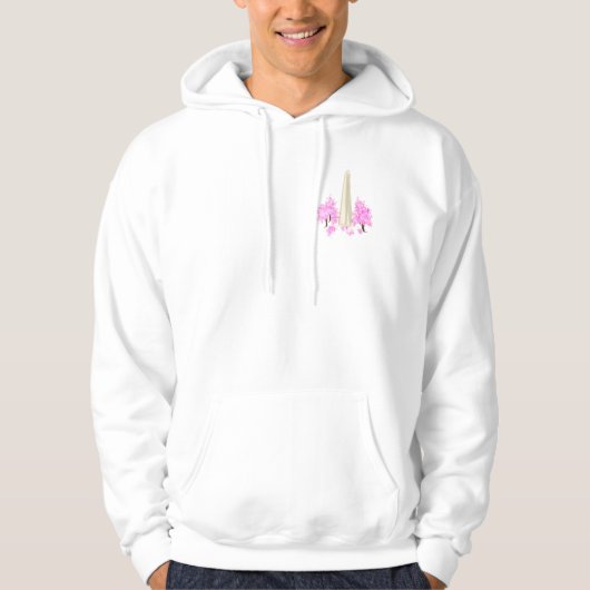 Washington, DC Cherry Blossom Hoodie (Voorkant)