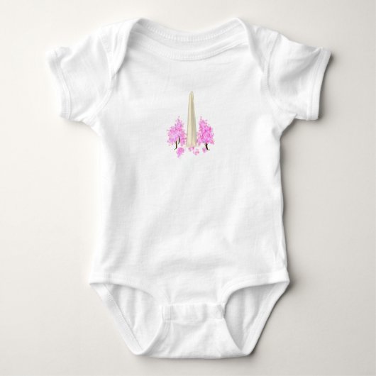 Washington, DC Cherry Blossom Hoodie Romper (Voorkant)