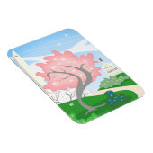 Washington DC Cherry Blossom in Bloom Magneet (Rechterzijde)