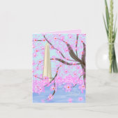 Washington, DC/Cherry Blossom Notecard Bedankkaart (Voorkant)
