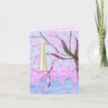 Washington, DC/Cherry Blossom Notecard