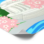 Washington DC Cherry Blossom Poster (Hoek)