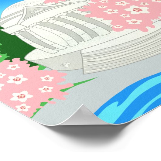 Washington DC Cherry Blossom Poster (Hoek)