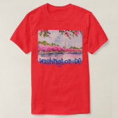 Washington DC Cherry Blossom T-shirt (Design voorkant)