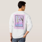 Washington, DC Cherry Blossom T-shirt met lange mo (Achterkant volledig)