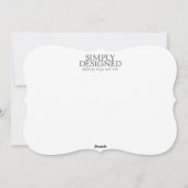 Washington DC Cityscape Holiday Card Feestdagenkaart (Achterkant)