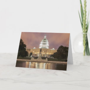 Washington DC, de Bouw van het Capitool Kaart
