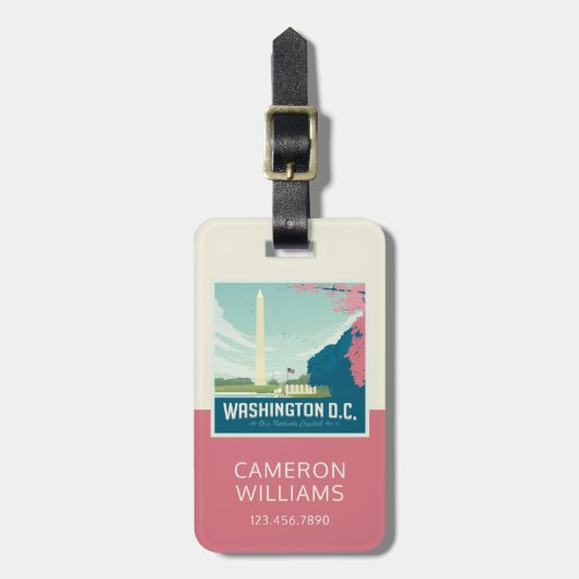 Washington DC | De hoofdstad van ons land Bagagelabel (Voorkant verticaal)