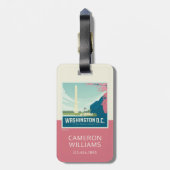 Washington DC | De hoofdstad van ons land Bagagelabel (Achterkant verticaal)