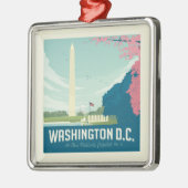 Washington DC | De hoofdstad van ons land Metalen Ornament (Links)