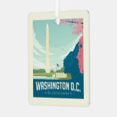 Washington DC | De hoofdstad van ons land Metalen Ornament (Voorkant links)