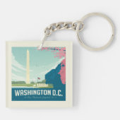 Washington DC | De hoofdstad van ons land Sleutelhanger (Achterkant)