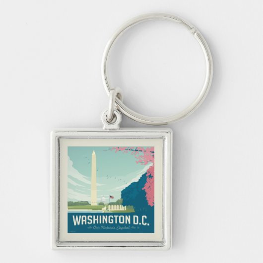 Washington DC | De hoofdstad van ons land Sleutelhanger (Voorkant)