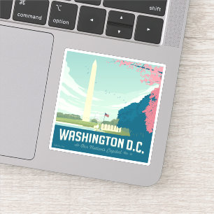 Washington DC   De hoofdstad van ons land Sticker