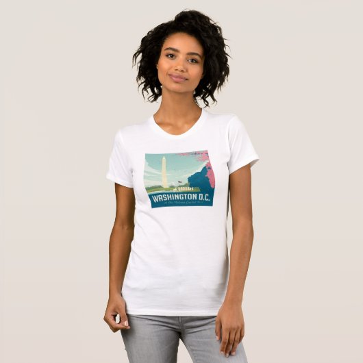 Washington DC | De hoofdstad van ons land T-shirt (Voorkant volledig)