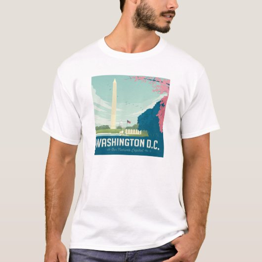 Washington DC | De hoofdstad van ons land T-shirt (Voorkant)