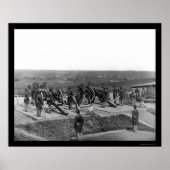 Washington, DC Defending Pistool Crews 1865 Poster (Voorkant)